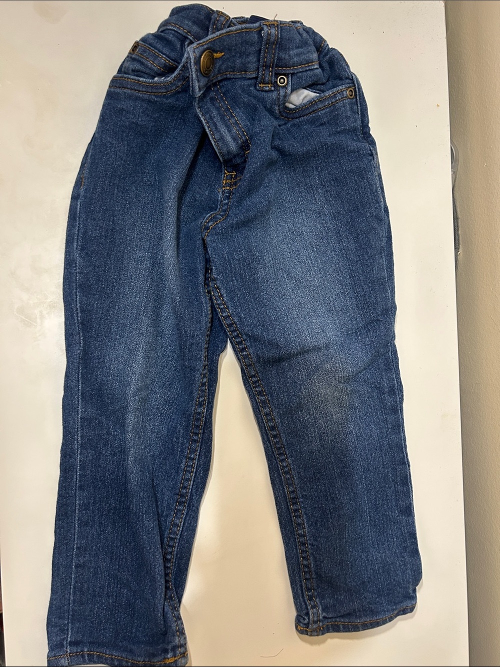Carter's Slim Straight Dark Blue Denim Jeans